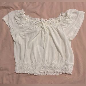 White Mini Blouse